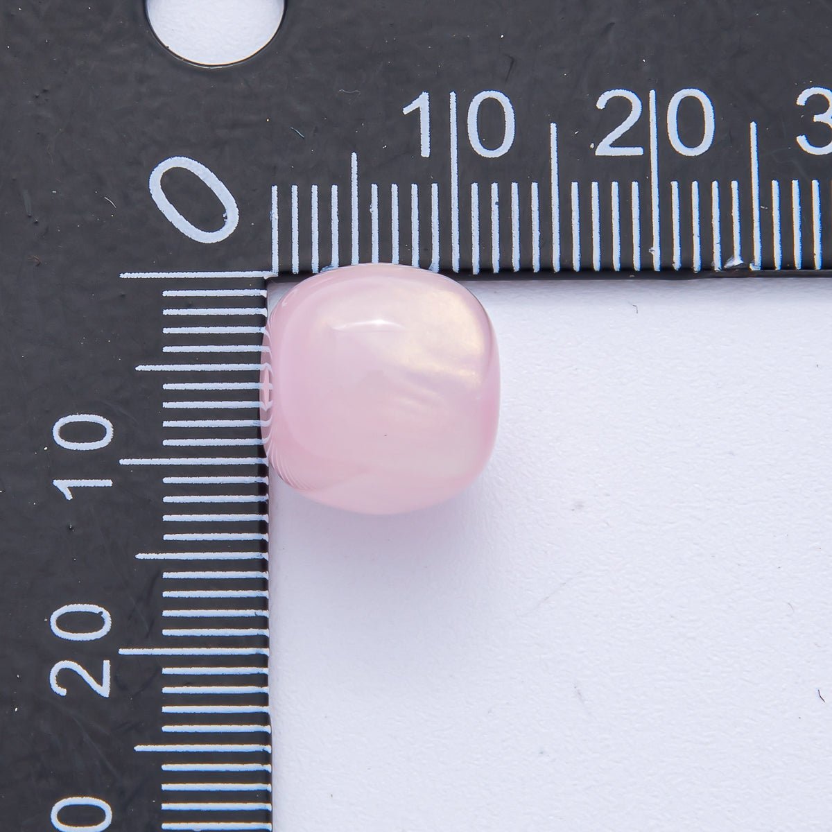 10 pcs 12mm Green, White, Black, Yellow, Purple, Blue, Red, Grey, Pink Glitter Round Resin Bead Set | B584 - B600 - DLUXCA