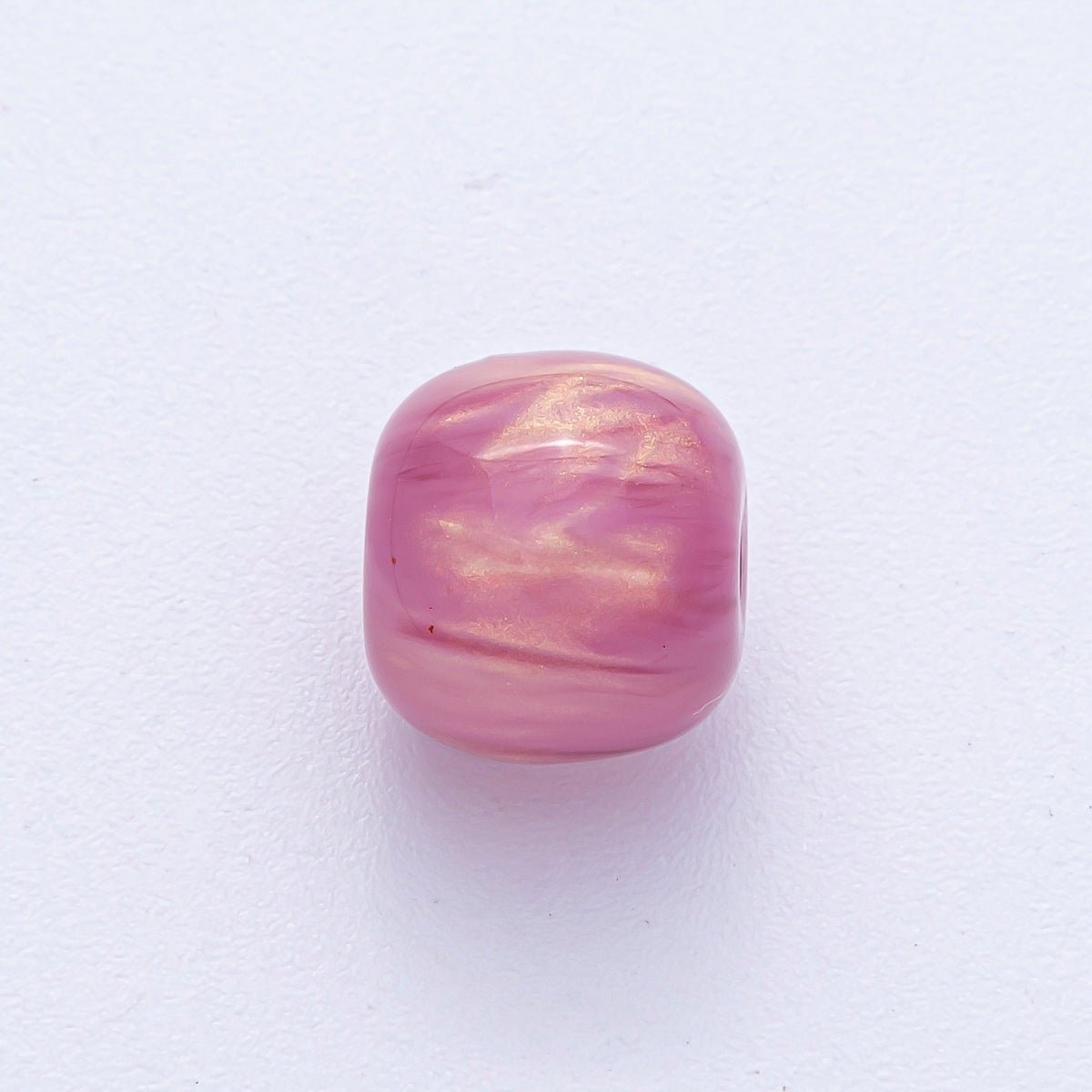 10 pcs 12mm Green, White, Black, Yellow, Purple, Blue, Red, Grey, Pink Glitter Round Resin Bead Set | B584 - B600 - DLUXCA