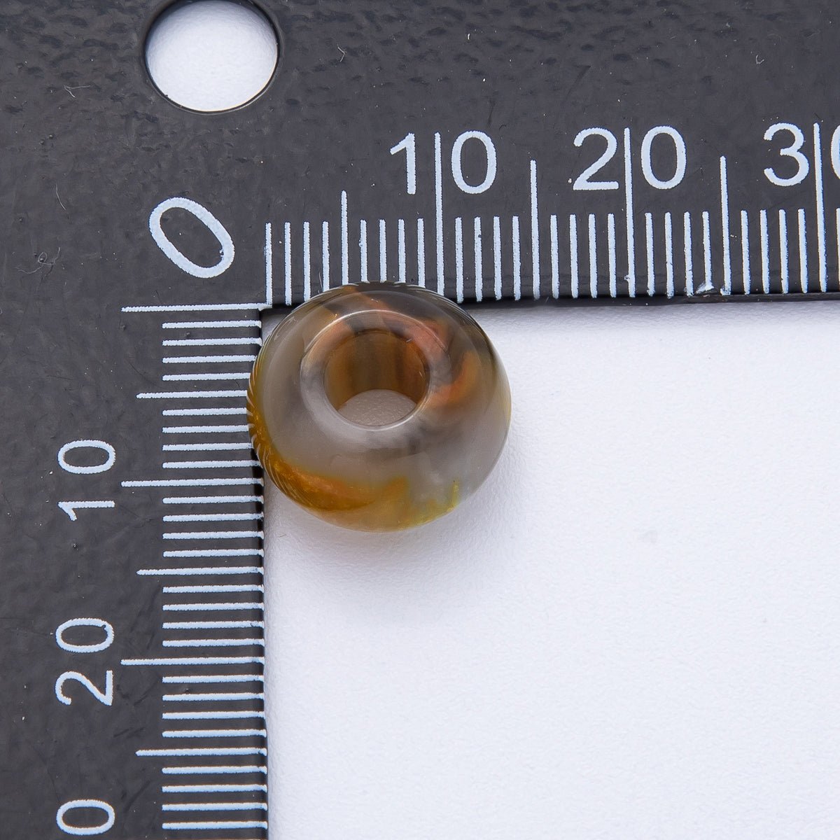 10 pcs 7mm Blue, Green, Brown, Red Multicolor Resin Rondelle Bead | B618 B621 - DLUXCA