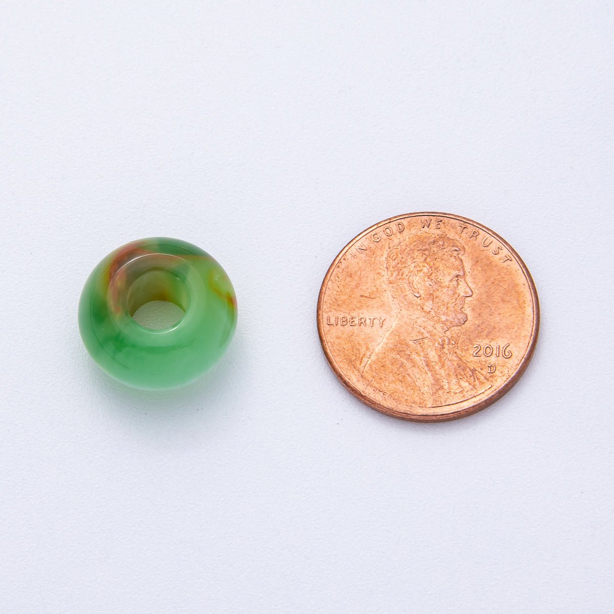 10 pcs 7mm Blue, Green, Brown, Red Multicolor Resin Rondelle Bead | B618 B621 - DLUXCA