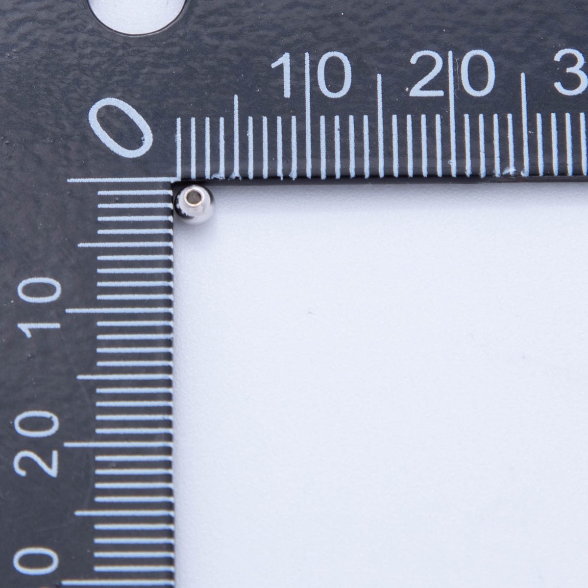 10 Pcs Bag of 3,4,5,6 mm Silver Seamless Round Beads for Jewelry Making Supply B - 306 - DLUXCA