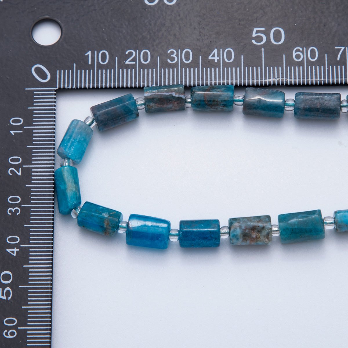 10.5mm Bead Natural Gemstone Cylinder Tube Strand Finding | WA - 1504 - DLUXCA