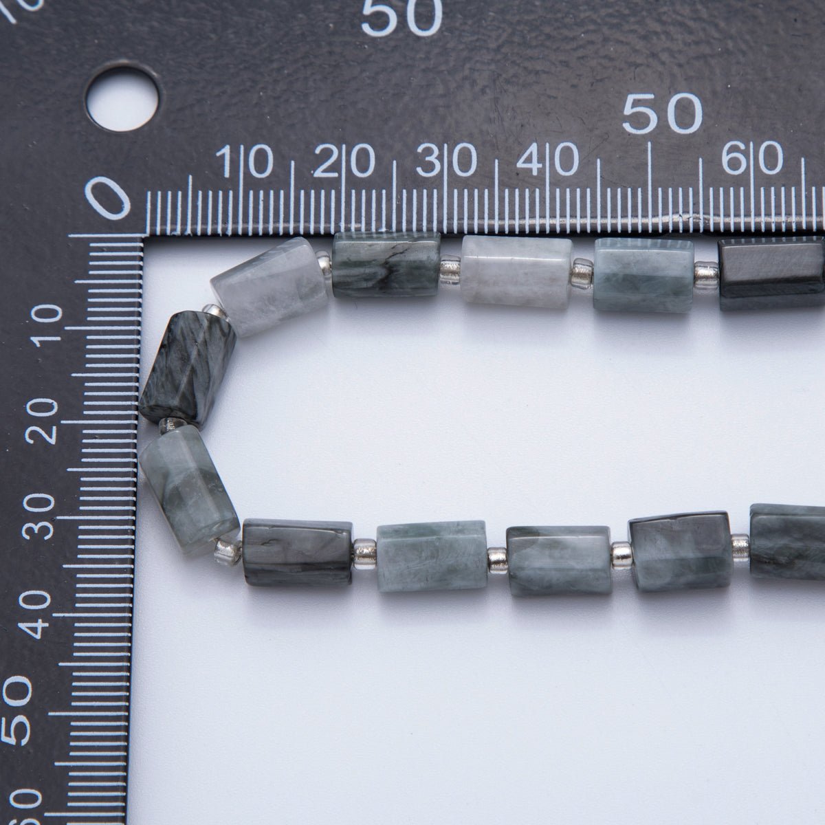 10.5mm Bead Natural Gemstone Cylinder Tube Strand Finding | WA - 1504 - DLUXCA