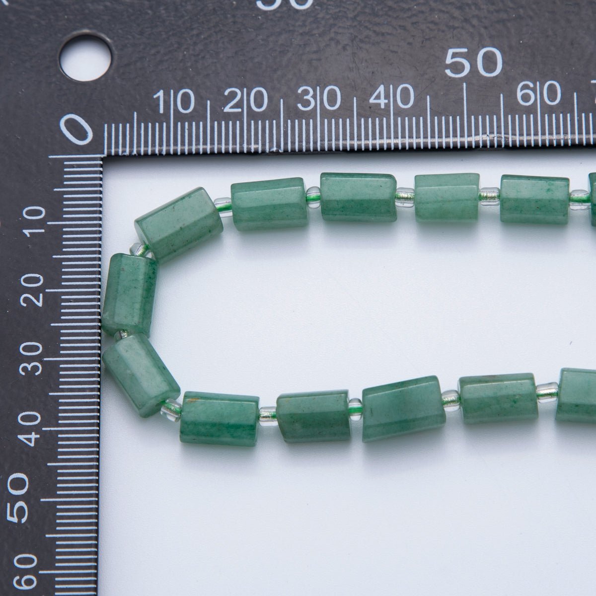 10.5mm Bead Natural Gemstone Cylinder Tube Strand Finding | WA - 1504 - DLUXCA