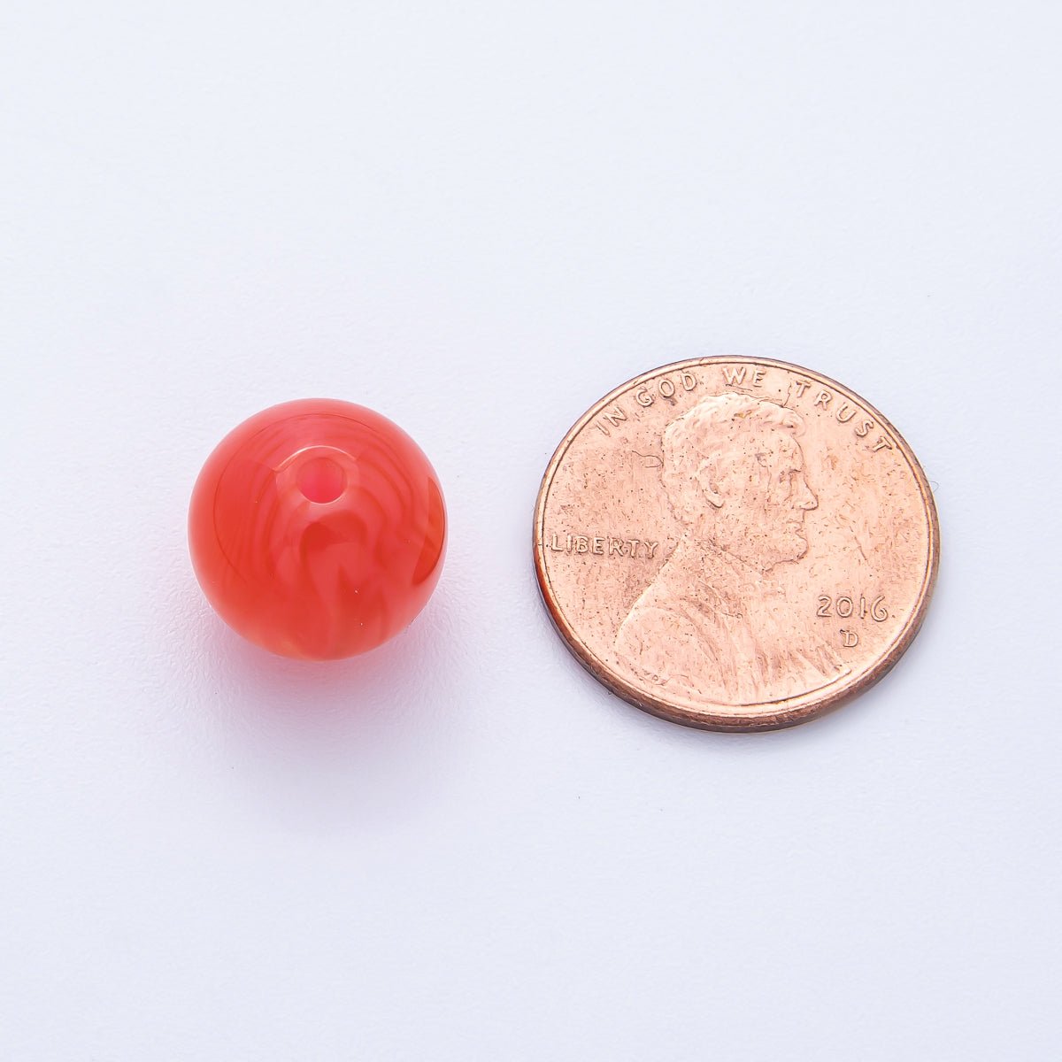 10pcs 12mm Black, White, Blue, Green, Grey, Pink, Red, Teal Glitter Resin Round Bead | B686 - B694 - DLUXCA