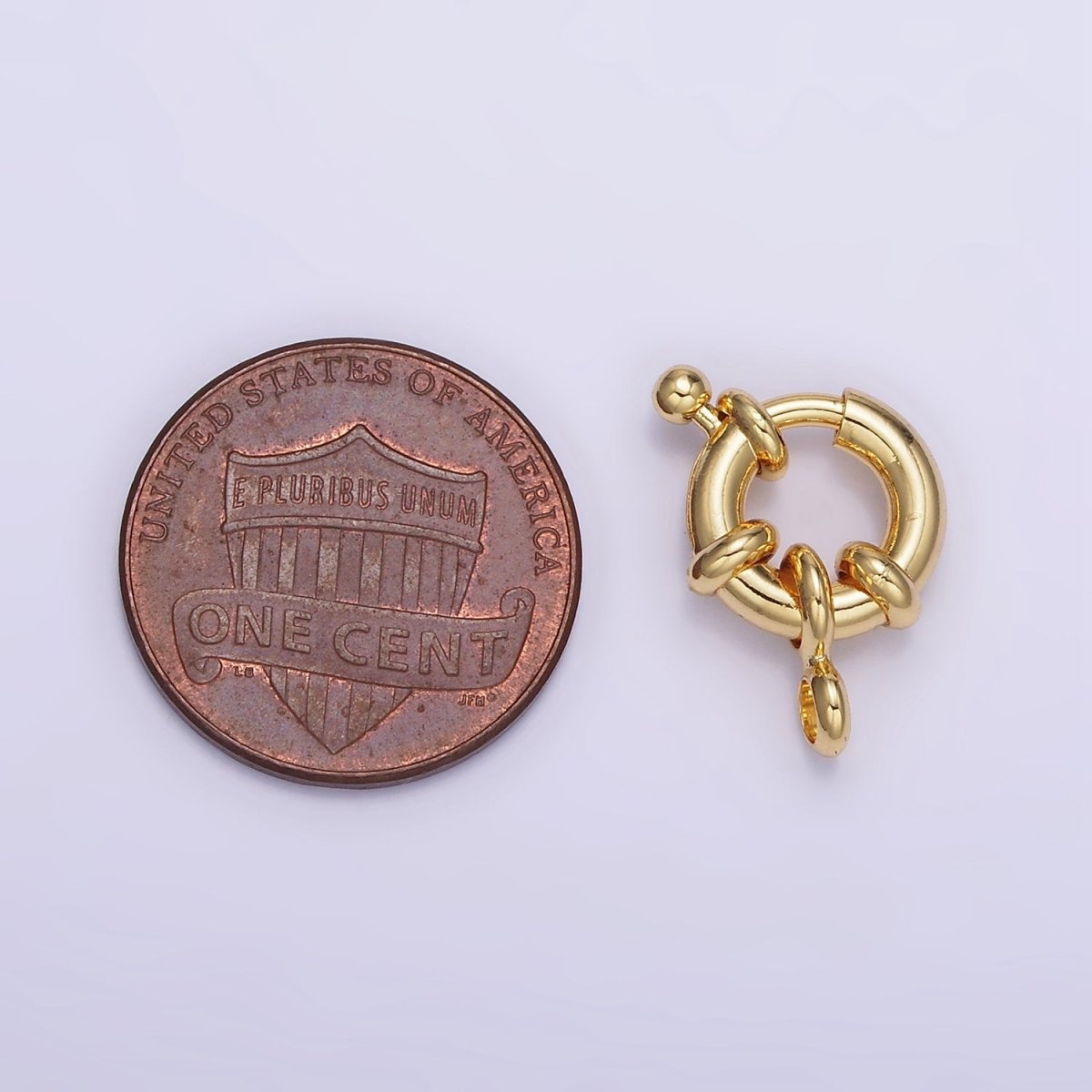 14K Gold Filled 15mm Sailor Clasps Closure Findings | Z811 - DLUXCA