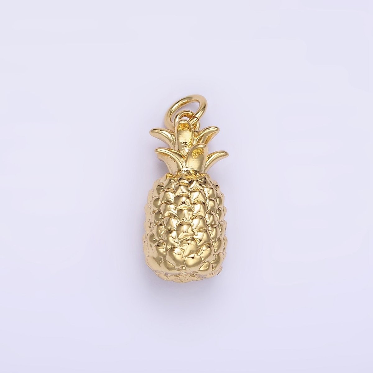 14K Gold Filled 17mm Pineapple Fruit Minimalist Charm | C822 - DLUXCA
