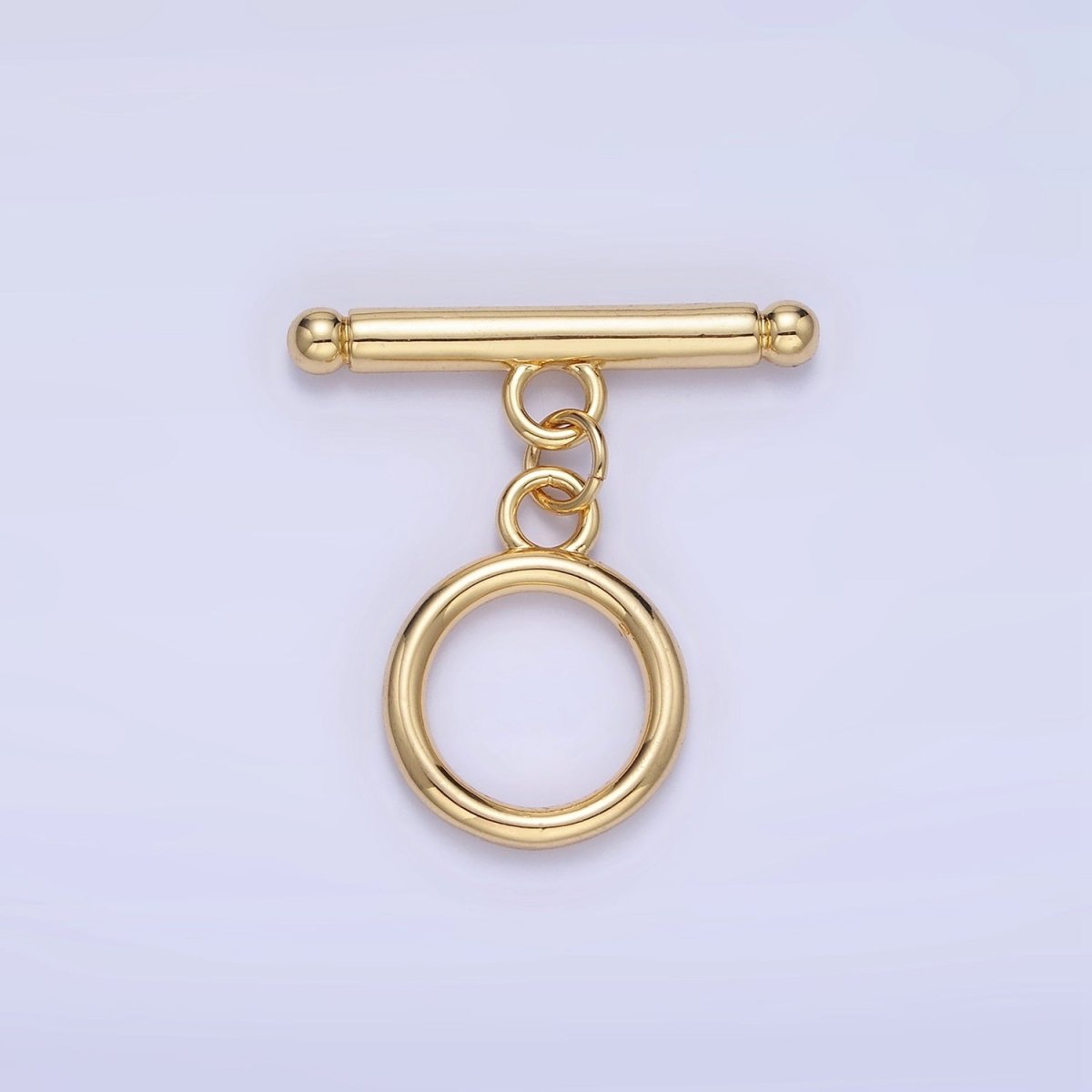 14K Gold Filled 24mm Minimalist Toggle Clasps Closure Findings | L614 - DLUXCA