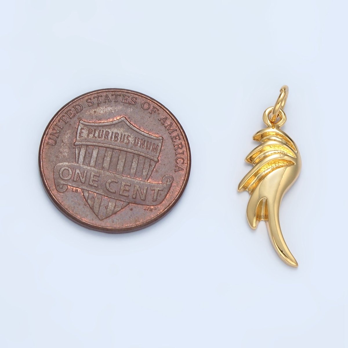 14K Gold Filled 25mm Edged Geometric Minimalist Add - On Charm | AC174 - DLUXCA