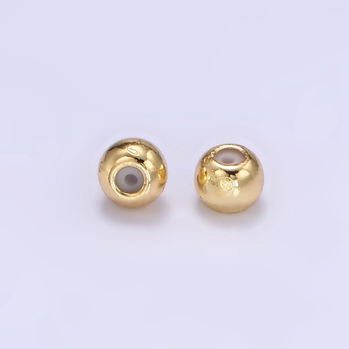 14K Gold Filled 4mm Stopper Rubber Bead Findings Rubber Charm Stopper | L597 - DLUXCA