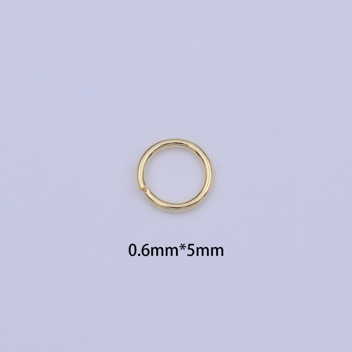 14K Gold Filled 5mm Jump Ring Findings Set | Z738 - DLUXCA
