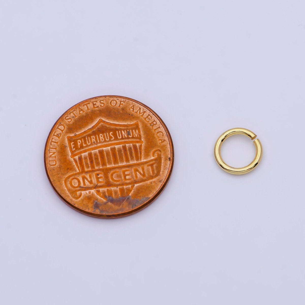 14K Gold Filled 7mmx0.7mm Jump Ring Findings Set | Z781 - DLUXCA