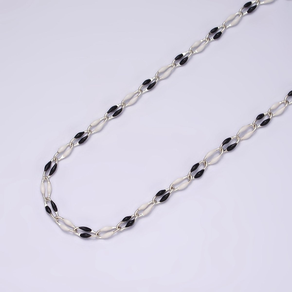 14k Gold Filled Dainty Gold Oval Cable Link Chain Neon Enamel Chain by Yard, Unfinished Chain For Jewelry Supply | ROLL - 598 to ROLL - 608 ROLL - 1075 ROLL - 1405 - DLUXCA