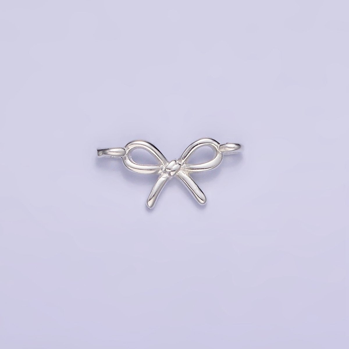14K Gold Filled Mini Minimalist Bow Ribbon Connector | G391 - DLUXCA