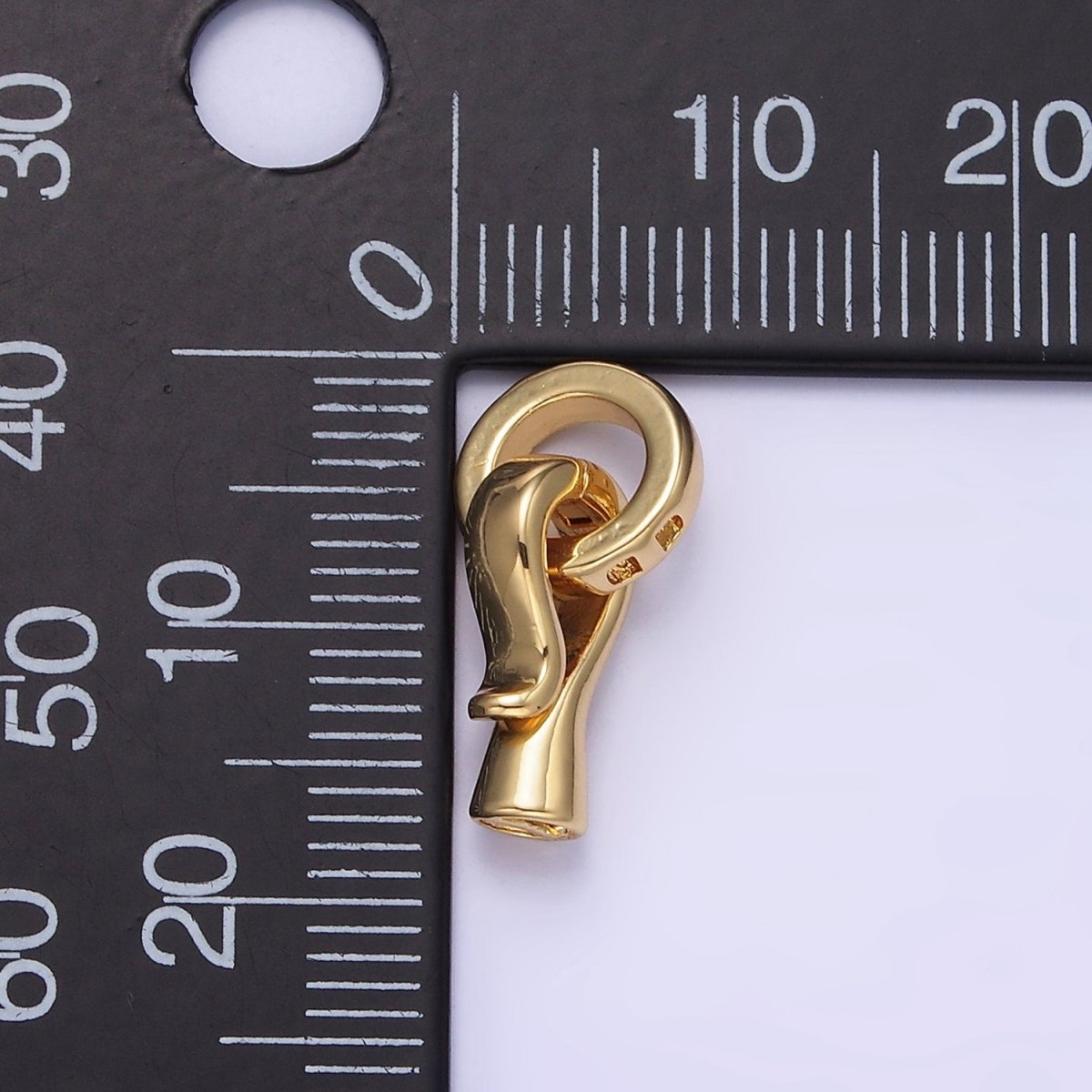 14K Gold Filled Round Snap Latch Findings Set | L665 - DLUXCA