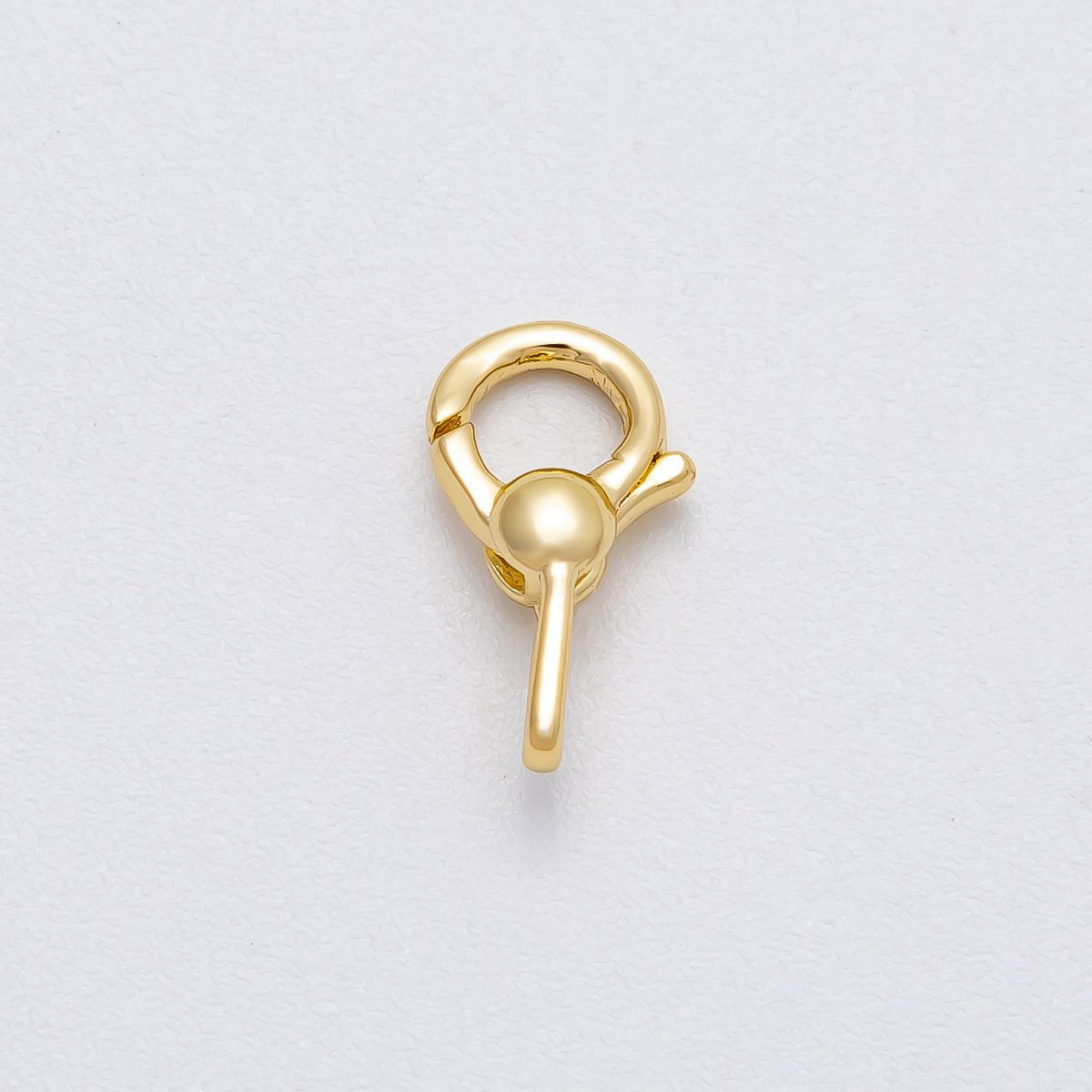 16K Gold Filled 13.5mm Round Lobster Claw Clasps Findings in Gold & Silver | Findings - 00150 Findings - 00151 - DLUXCA