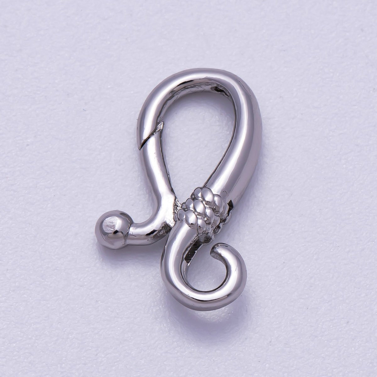 16K Gold Filled 16mm Minimalist Geometric Curved Snap Latch Findings in Silver & Gold | Findings - 00161 Findings - 00162 - DLUXCA