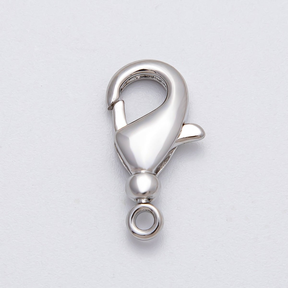 16K Gold Filled 21mm Minimalist Lobster Claw Clasps Findings in Gold & Silver | Findings - 00142 ~ Findings - 00143 - DLUXCA