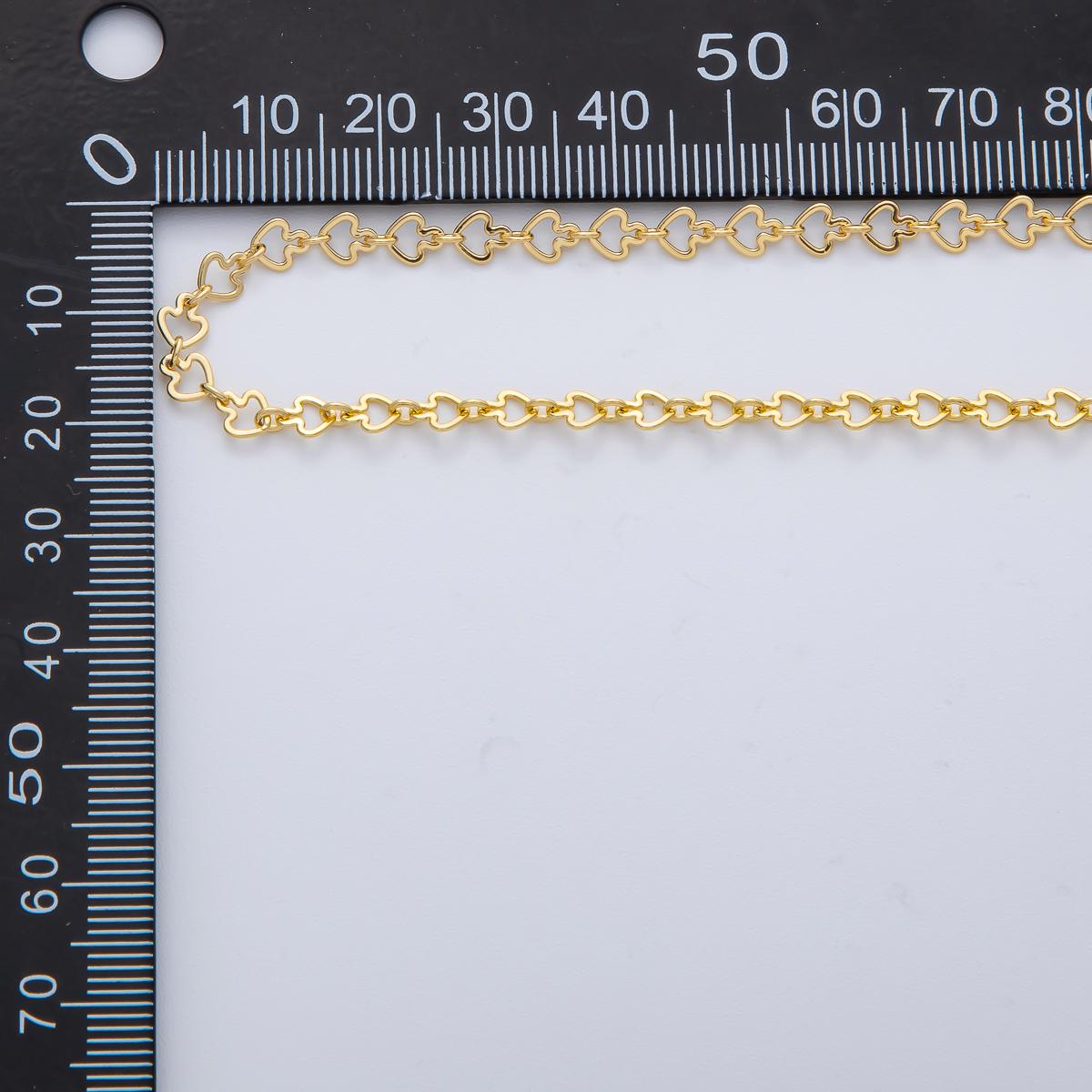 16K Gold Filled 5mm x 4.5mm Spade Cable Unfinished Chain by Yard | Roll - 1763 - DLUXCA