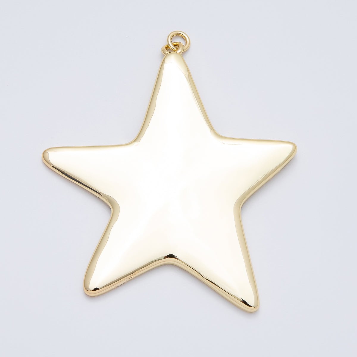 16K Gold Filled 63mm Minimalist Celestial Star Charm | Charms - 00482 - DLUXCA