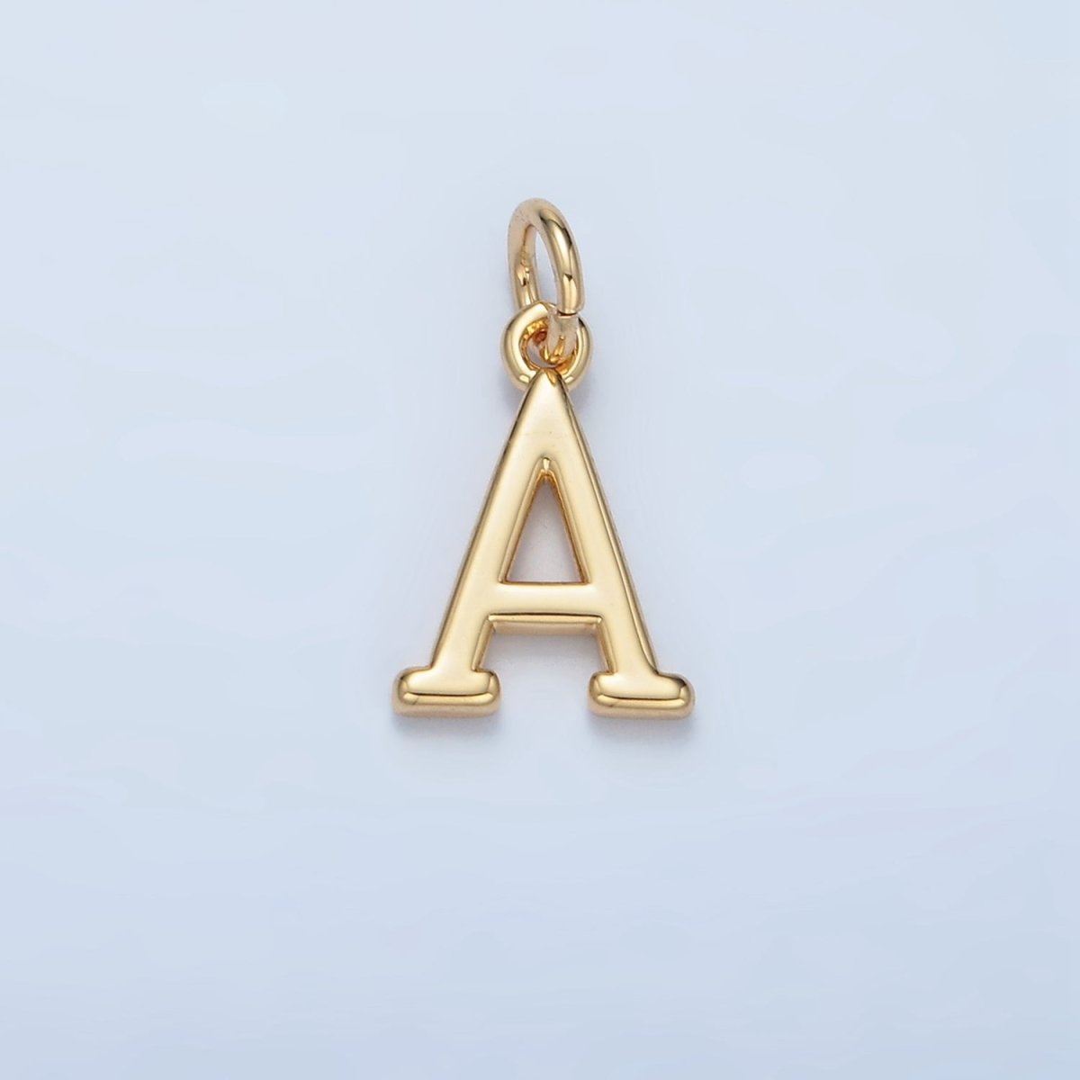 16K Gold Filled Greek Alphabet Personalized Charm in Gold & Silver | A1271 - A1294 - DLUXCA