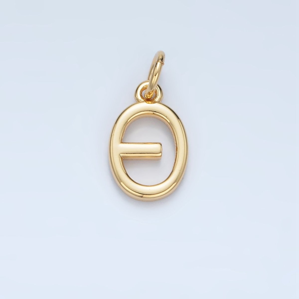 16K Gold Filled Greek Alphabet Personalized Charm in Gold & Silver | A1271 - A1294 - DLUXCA