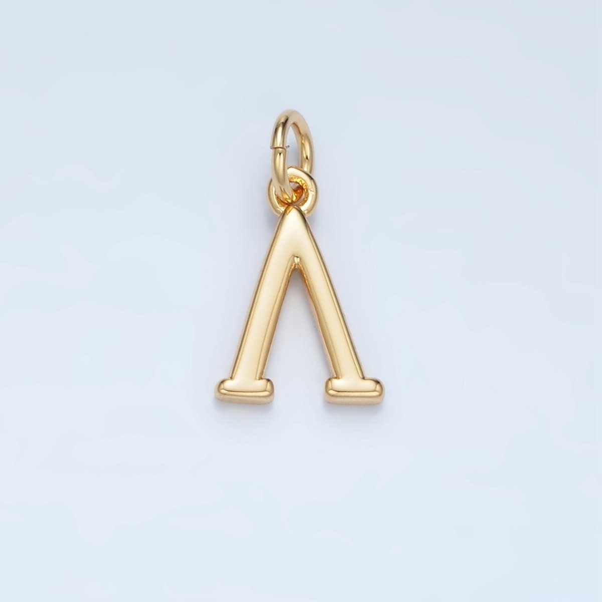 16K Gold Filled Greek Alphabet Personalized Charm in Gold & Silver | A1271 - A1294 - DLUXCA