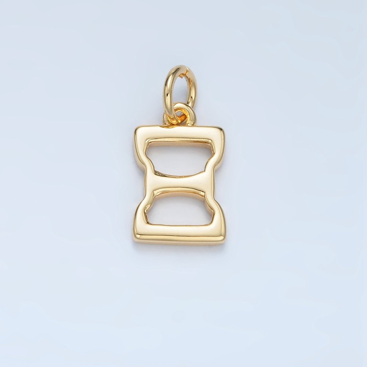 16K Gold Filled Greek Alphabet Personalized Charm in Gold & Silver | A1271 - A1294 - DLUXCA