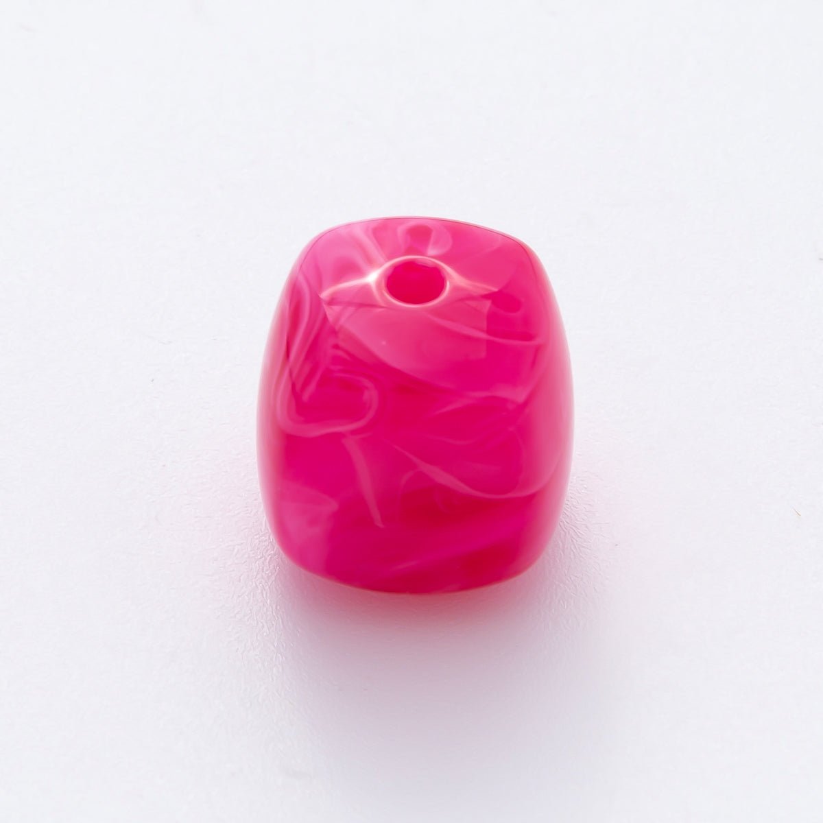 17mm Yellow, Red, Pink Resin Cube Slider Spacer Bead | B109 B119 B142 B143 B192 B213 B273 B277 B393 B420 B502 B645 B658 B816 B821 B822 B829 B847 B884 - DLUXCA