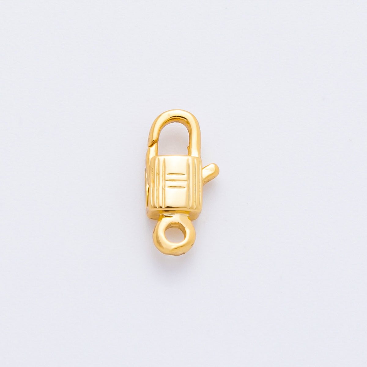 18K Gold Filled 11mm Dainty Boxy Lobster Clasp Finding | Z - A1358 - DLUXCA