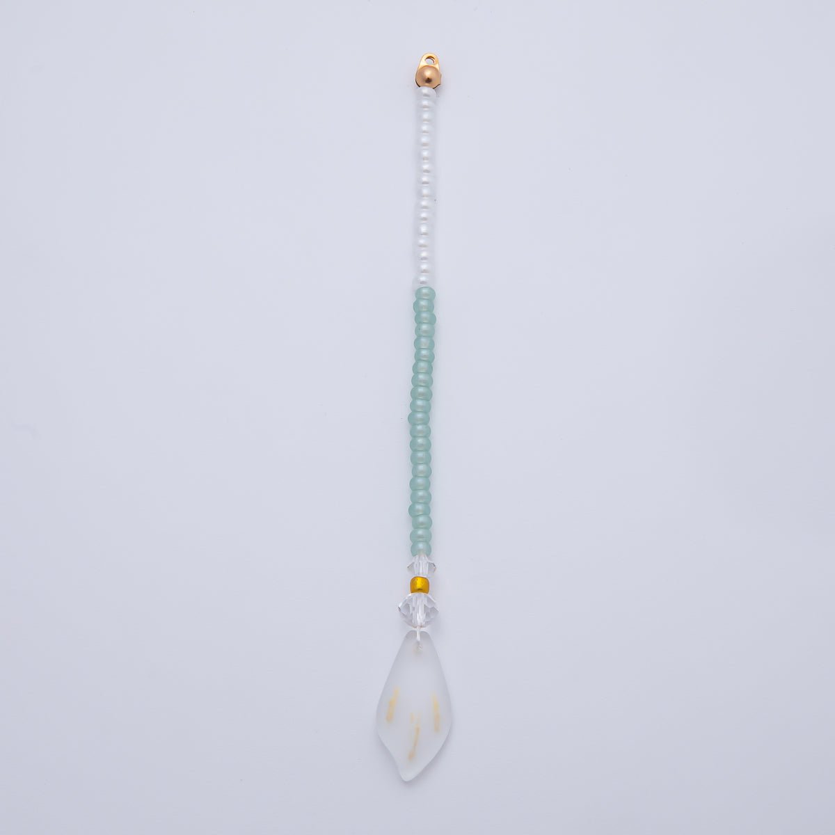 18K Gold Filled 120mm Green, Purple Two - Toned Gemstone Handmade Finding | Z1404 Z1405 - DLUXCA