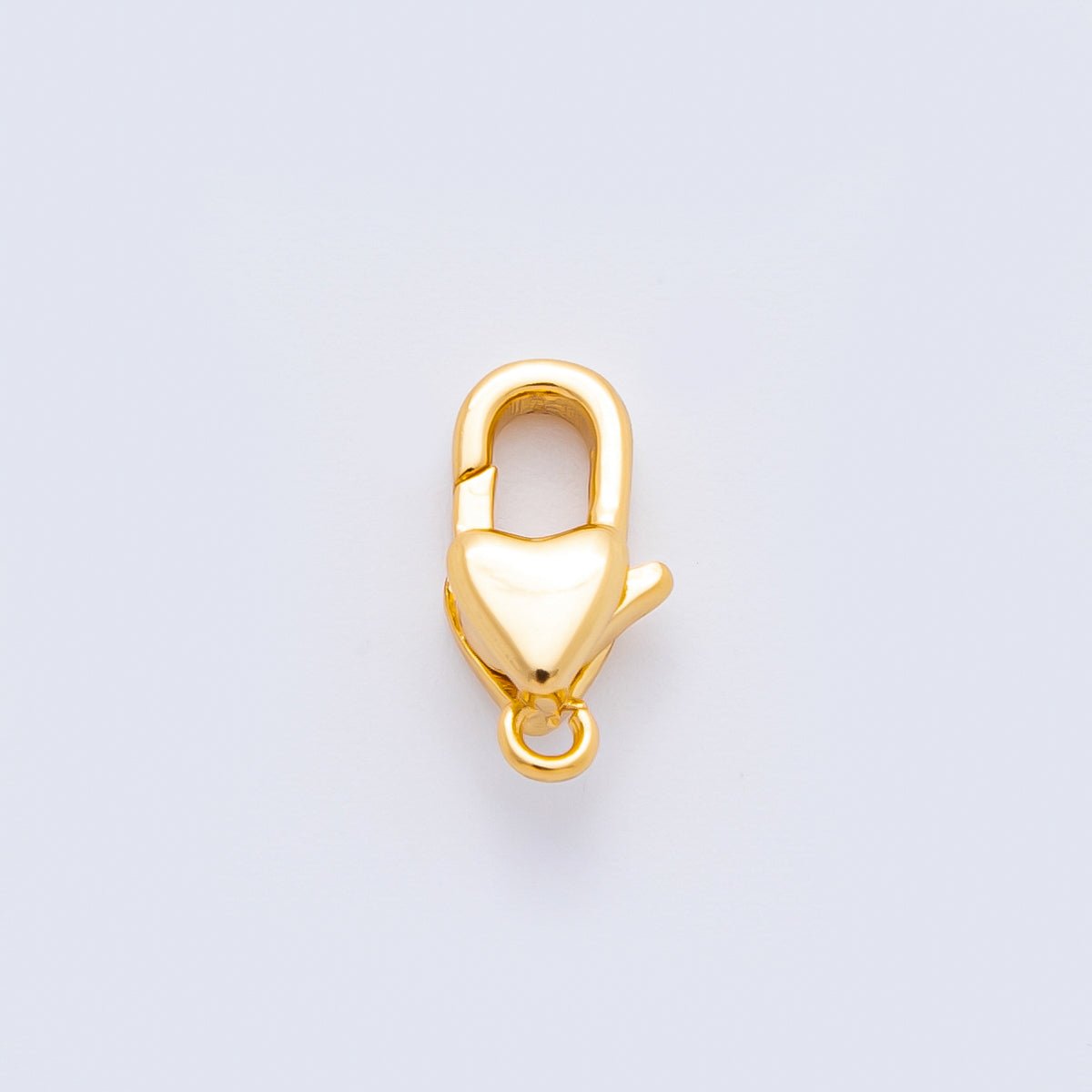 18K Gold Filled 12mm Dainty Lovely Padlock Lobster Clasp Finding | Z - A1360 - DLUXCA