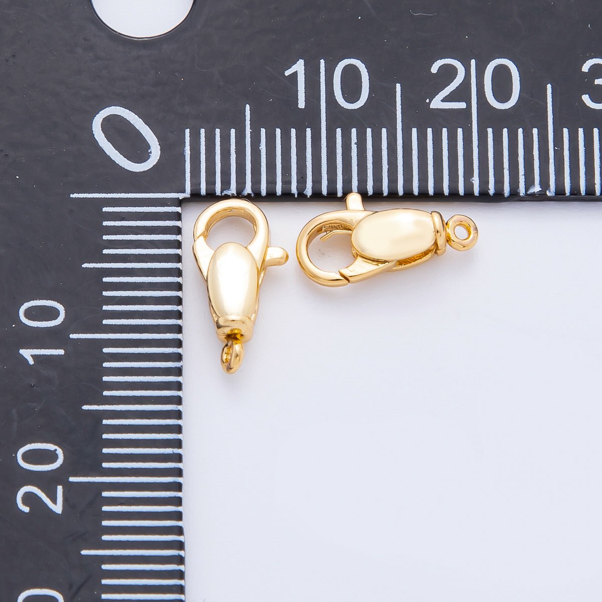 18K Gold Filled 12mm The Classic Secure Lobster Clasp Finding | Z - A1356 - DLUXCA