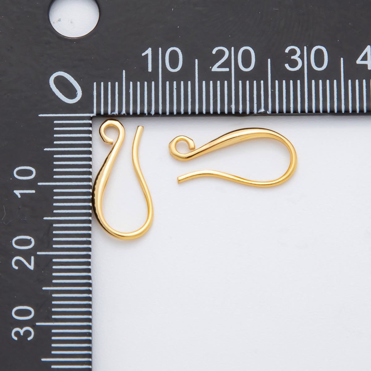 18K Gold Filled 16mm Long Hook Anchor Charm Finding | Z - A1249 - DLUXCA