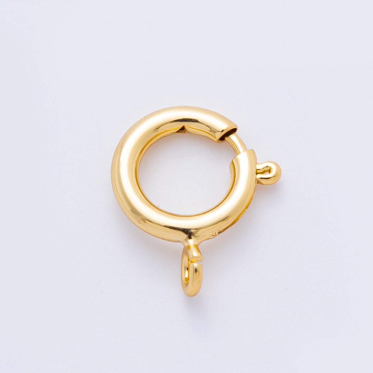 18K Gold Filled 16mm Minimalist Spring Clasp Charm Finding | Z1394 - DLUXCA