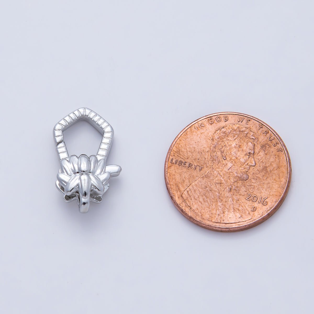 18K Gold Filled 16mm Ribbed Geometric Lobster Claw Clasps Finding in Gold & Silver | Z1425 Z1611 - DLUXCA