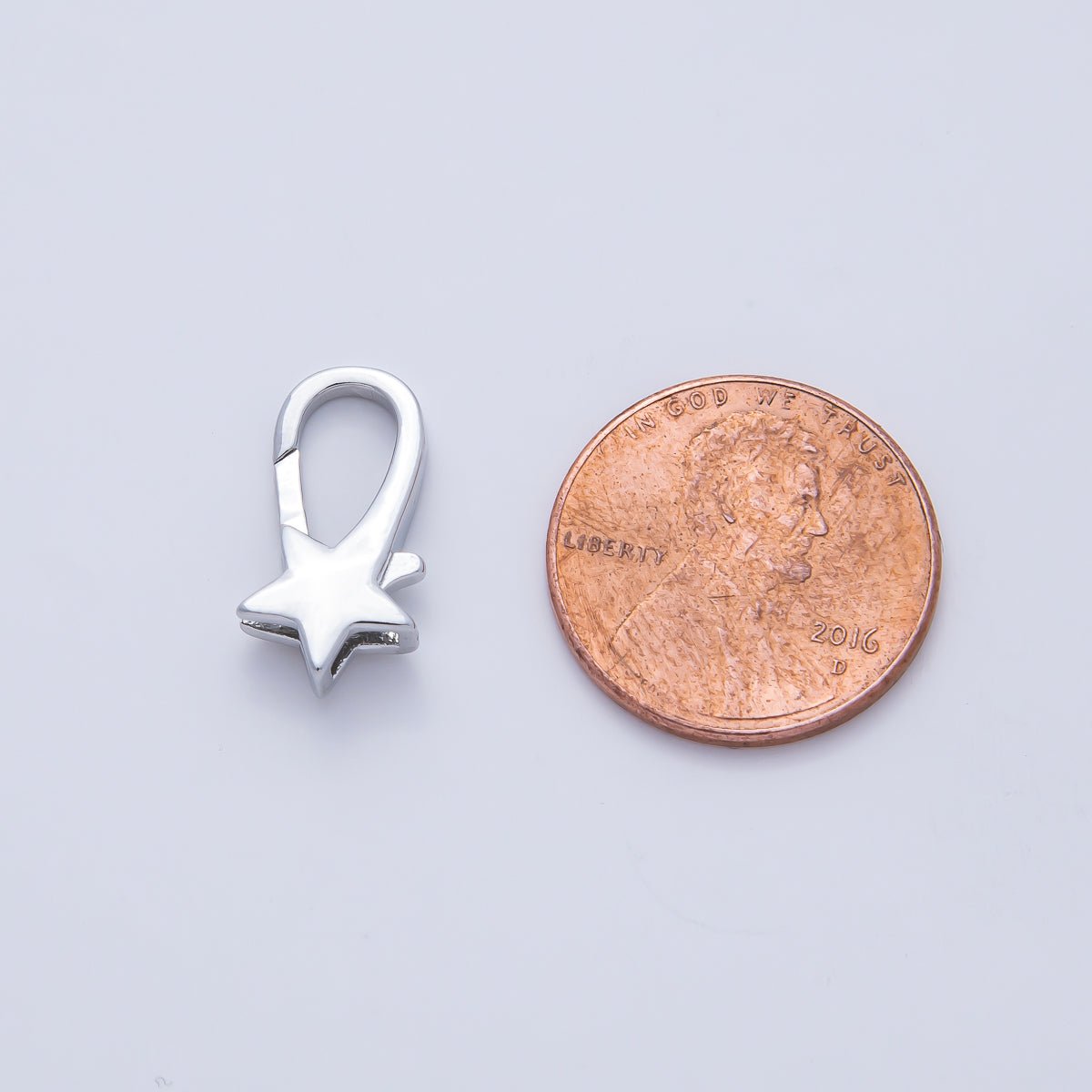 18K Gold Filled 17mm Shooting Star Lobster Claw Clasp Finding in Gold & Silver | Z1418 Z1610 - DLUXCA
