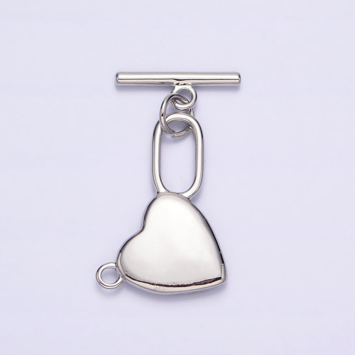 18K Gold Filled 25.5mm Heart Toggle Clasps Closure Findings Ot Clasp | Z-459 - DLUXCA