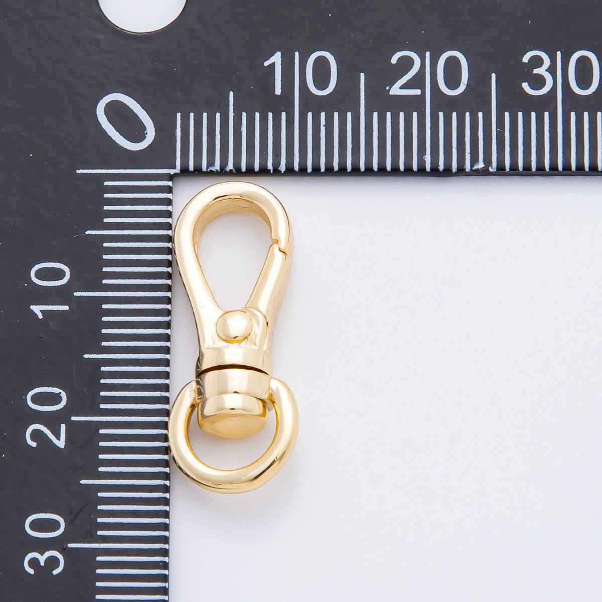 18K Gold Filled 25mm Lobster Swivel Clasp Charm Finding | Z - A1247 - DLUXCA