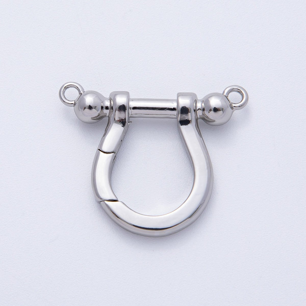 18K Gold Filled 26.5mm Anchor Shackle Push Clasps Finding in Gold & Silver | Z1651 - DLUXCA