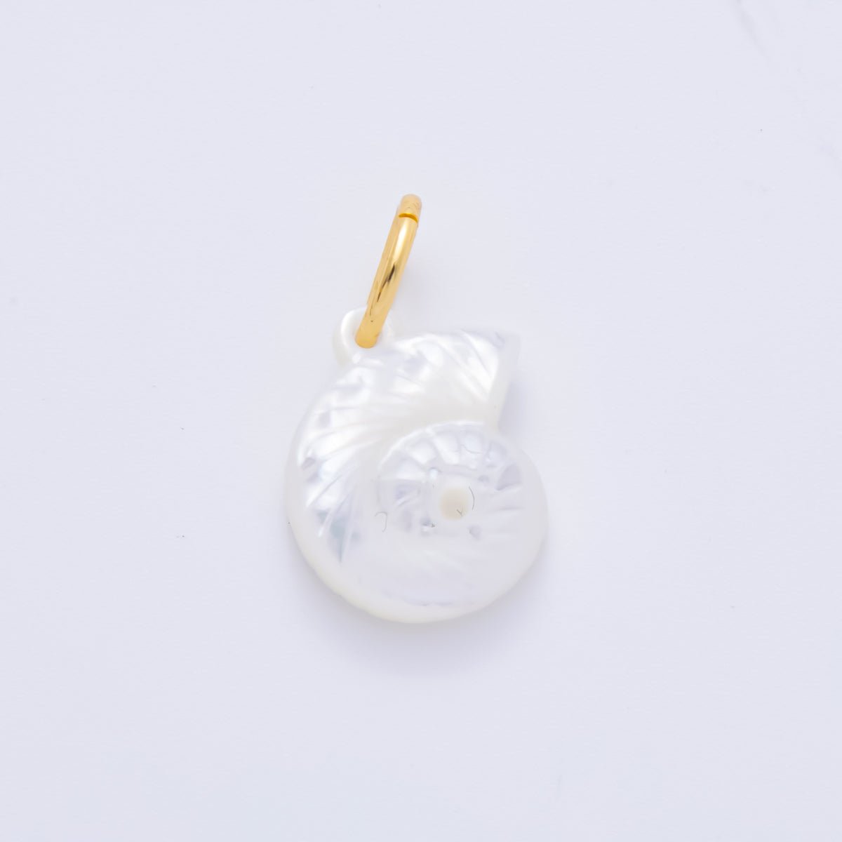 18K Gold Filled Blue, White, Pink, Purple Clam Seashell Charm | AH - 825 AH - 826 - DLUXCA