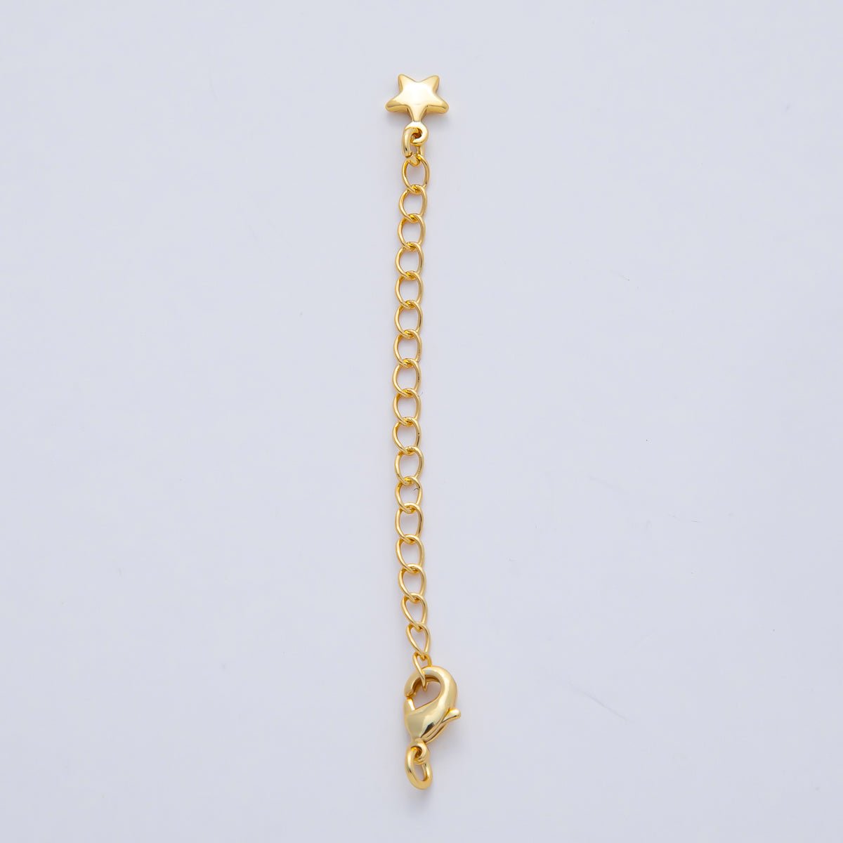 18K Gold Filled Minimalist Lobster Clasps Extender Charm Set Findings | Z1482 - Z1593 - DLUXCA