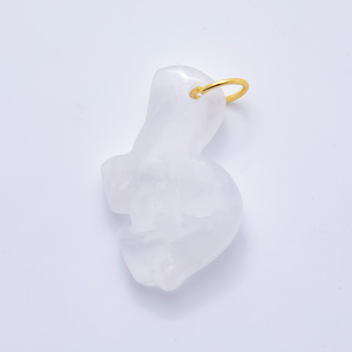 18K Gold Filled Natural Gemstone Turtle Sea Animal Charm | AH840 AH841 - DLUXCA