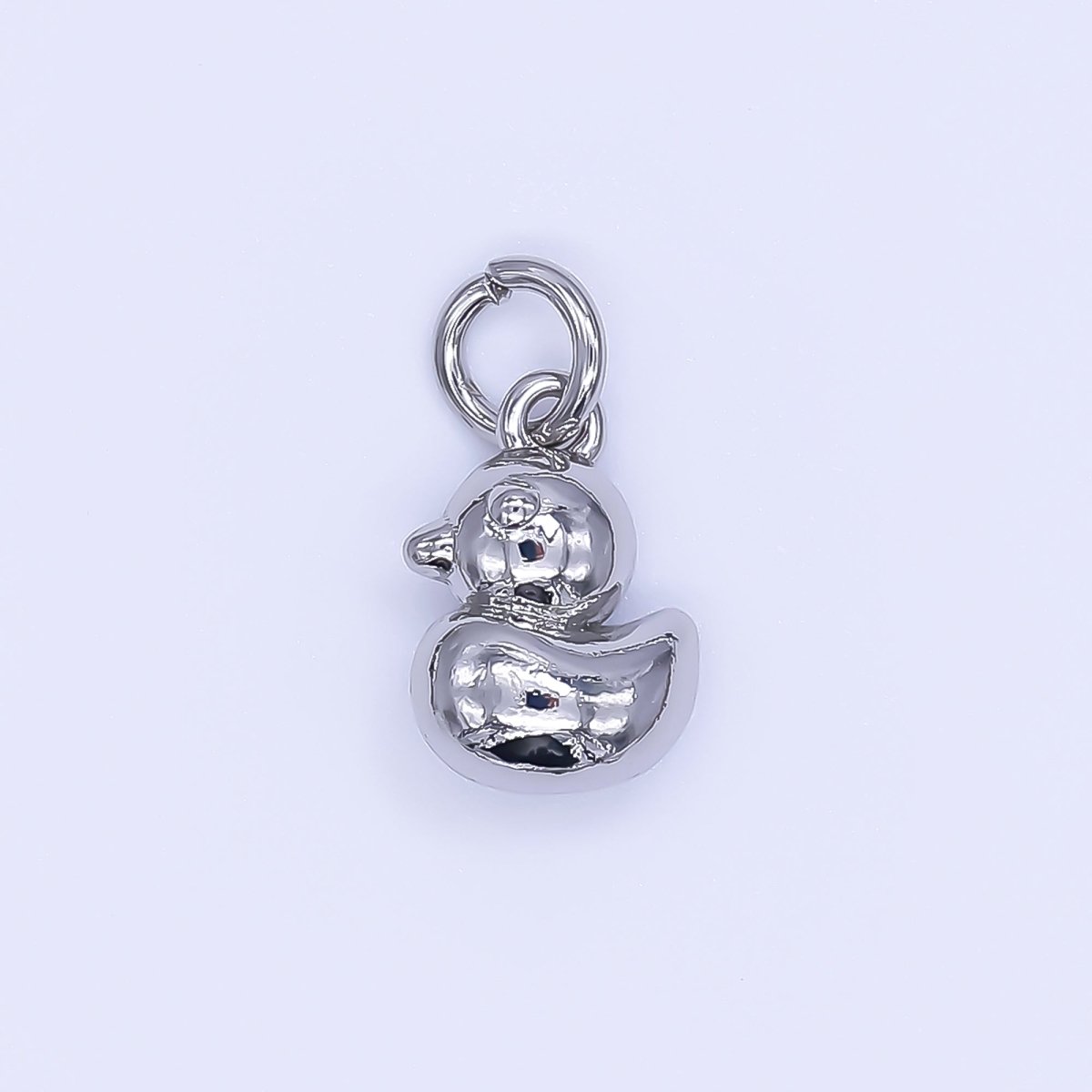 24K Gold Filled 11mm Sunny Baby Duck Animal Charm in Gold & Silver | AH - 579 - DLUXCA