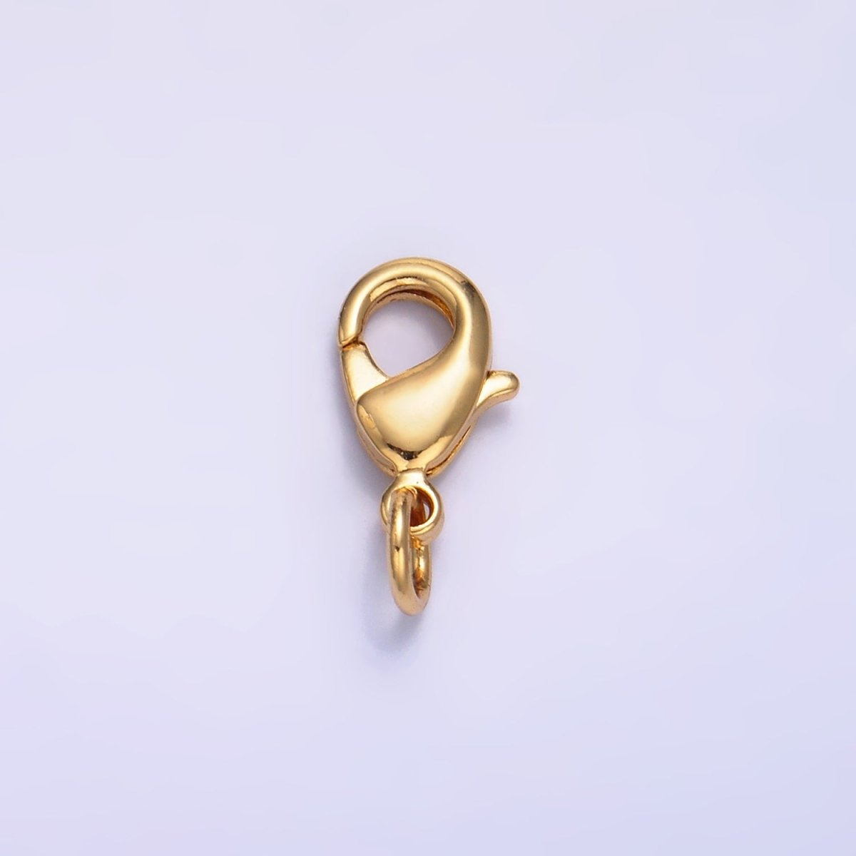 24K Gold Filled 12mm, 10mm, 15mm, 8mm Lobster Claw Clasps Closure Findings | Z1068 - Z1071 - DLUXCA