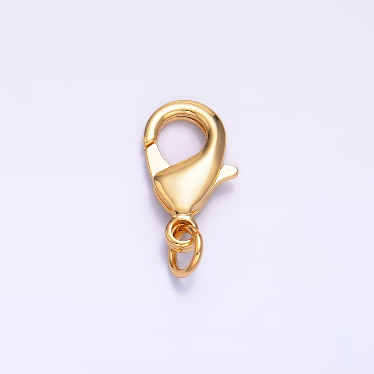 24K Gold Filled 12mm, 10mm, 15mm, 8mm Lobster Claw Clasps Closure Findings | Z1068 - Z1071 - DLUXCA