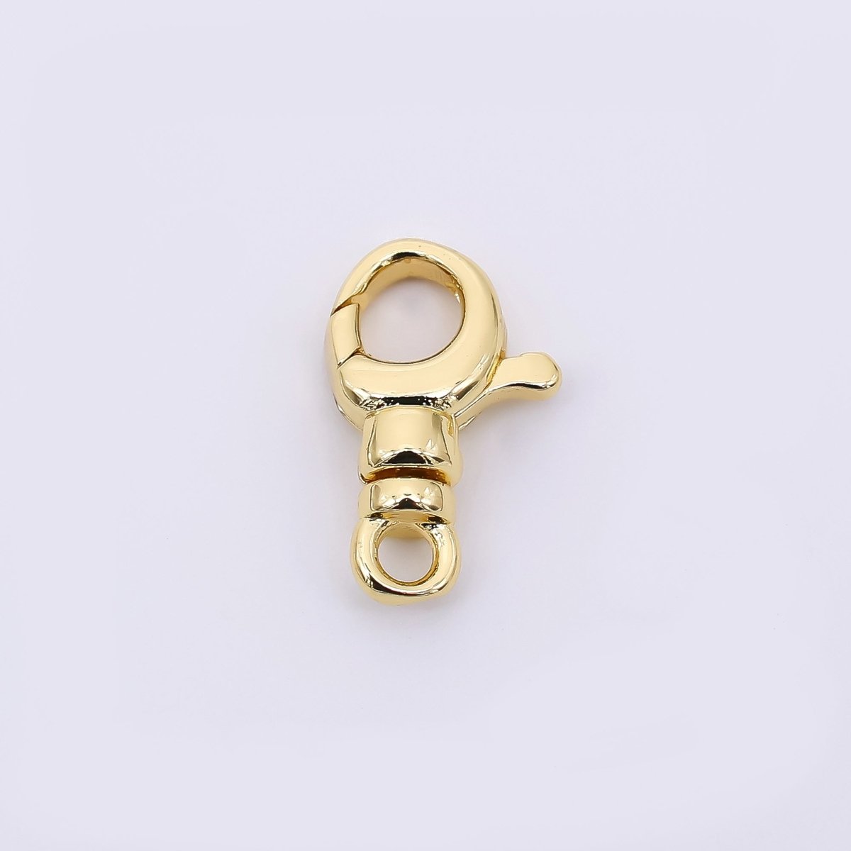 24K Gold Filled 13mm Classic Rounded Swivel Lobster Clasp Closure Finding | Z - 1309 - DLUXCA