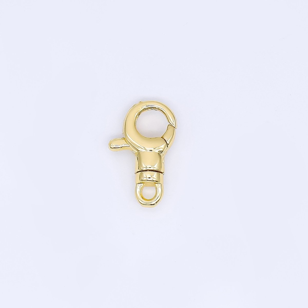 24K Gold Filled 13mm Lobster Clasps Minimalist Closure Finding in Gold & Silver | Z1157 - DLUXCA