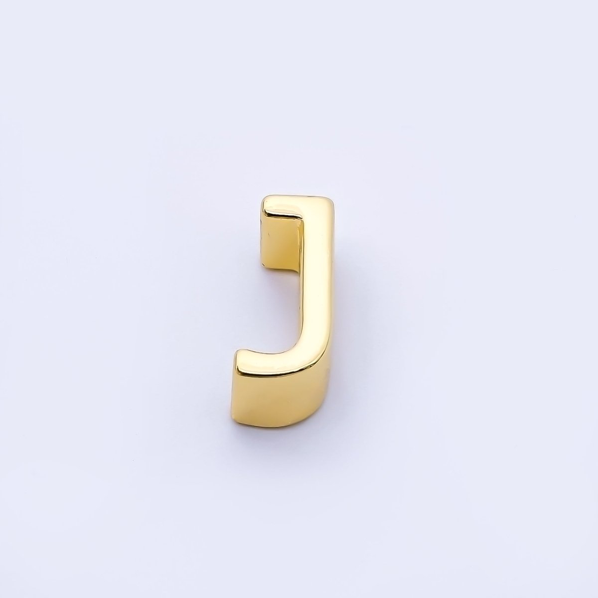 24K Gold Filled 13mm Personalized Minimalist Initial Letter Alphabet Bead | AF131 - AF143 - DLUXCA