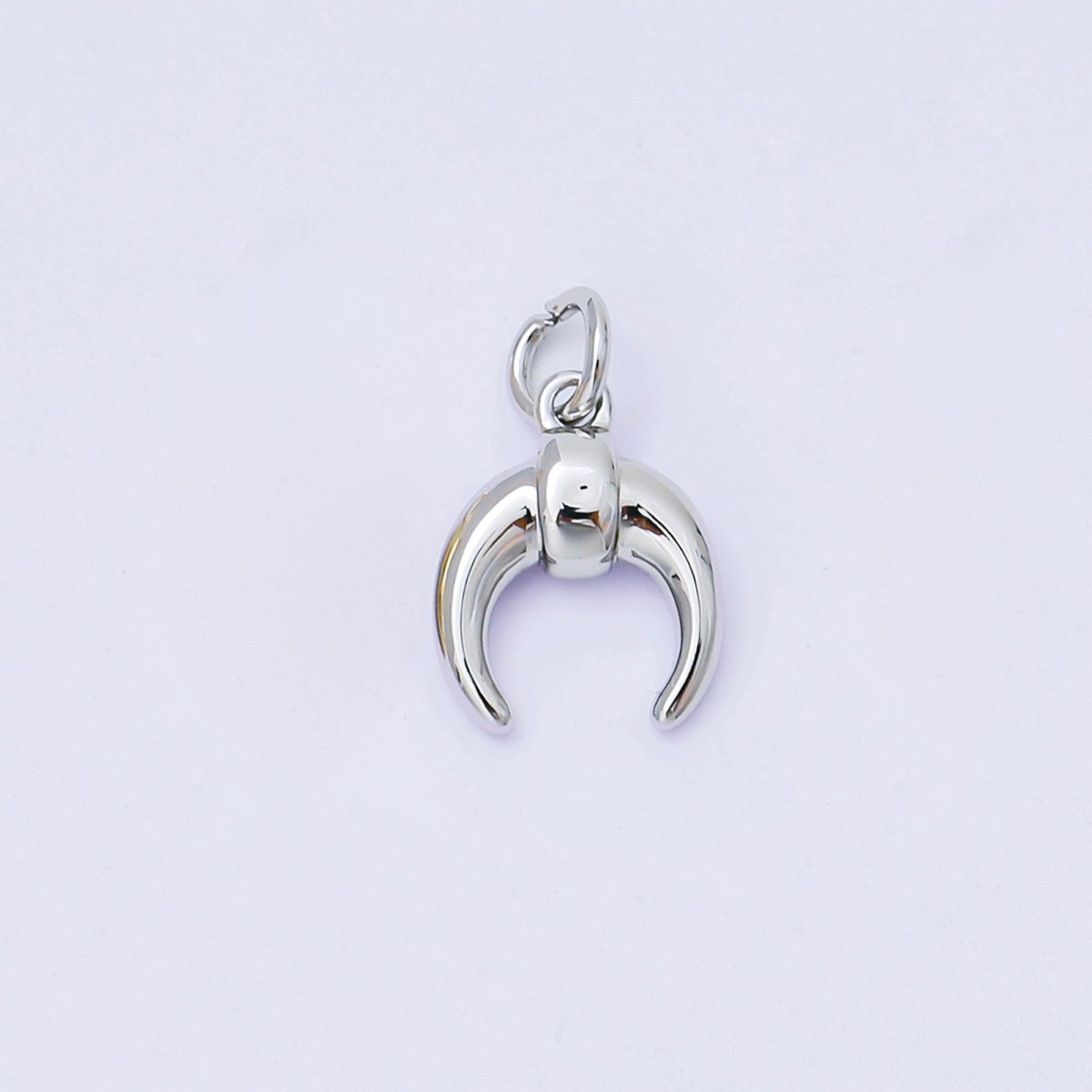 24K Gold Filled 13mm Tusk Charm in Gold & Silver | AF1255 - DLUXCA